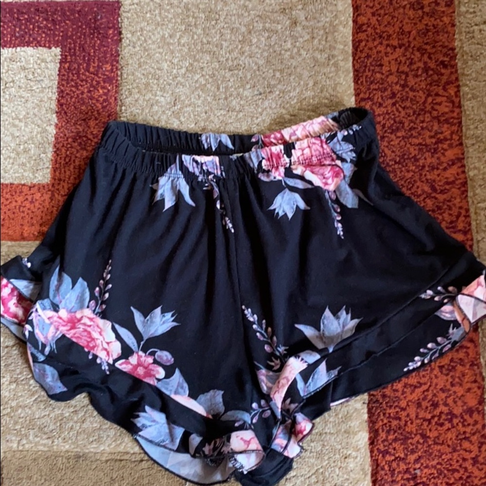 ruffle shorts